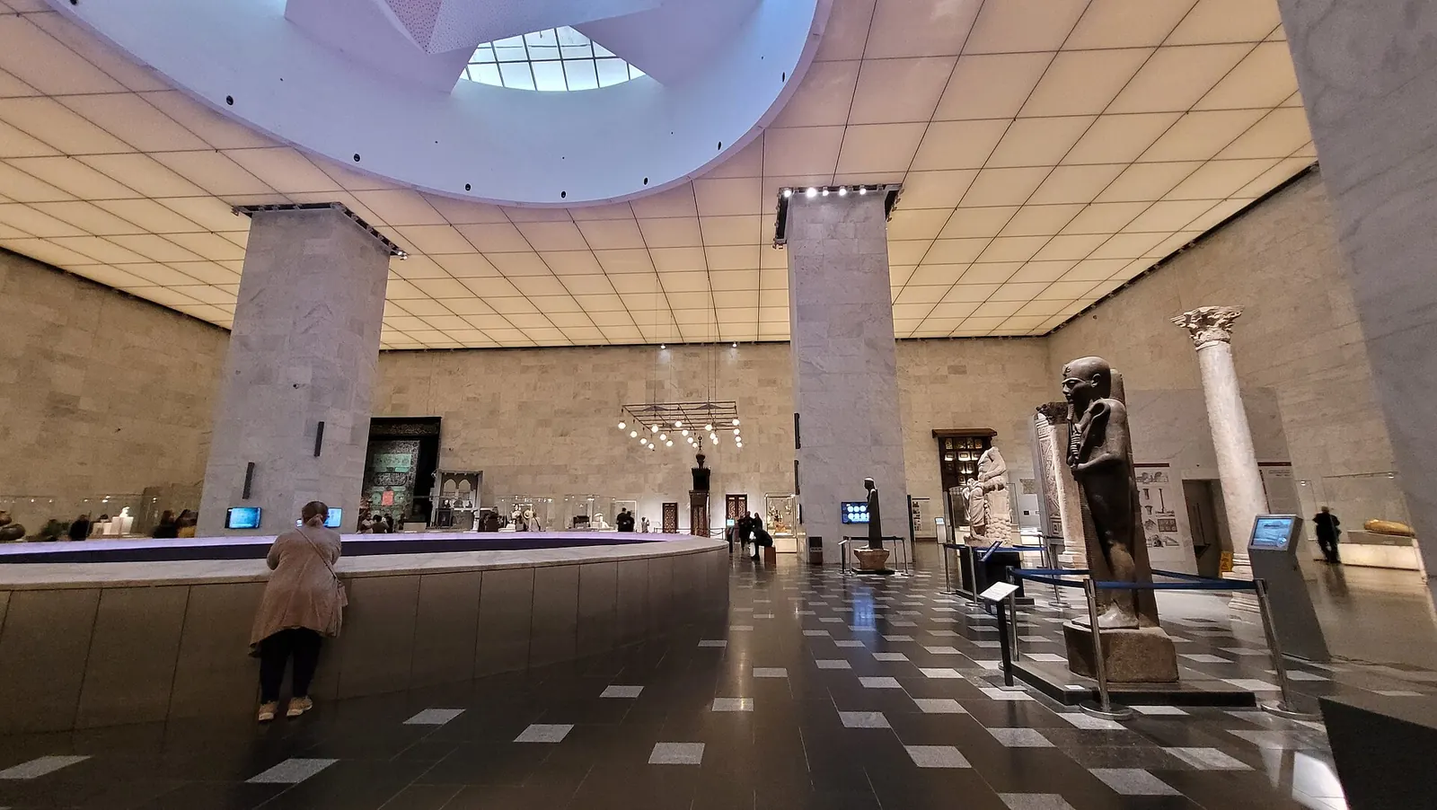 Museum setting illustrating photography and memory